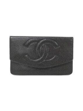 Chanel Vintage Timeless CC Line Wallet